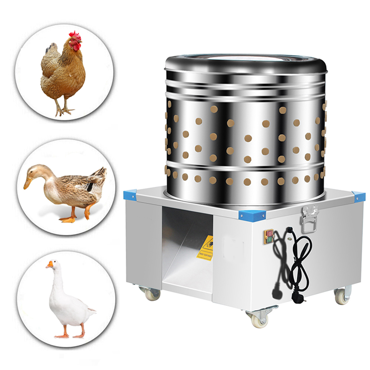 Chicken Plucker Machine - Beliebte 60-cm-Fass-Hähnchen- und Geflügelrupfmaschine mit Rädern