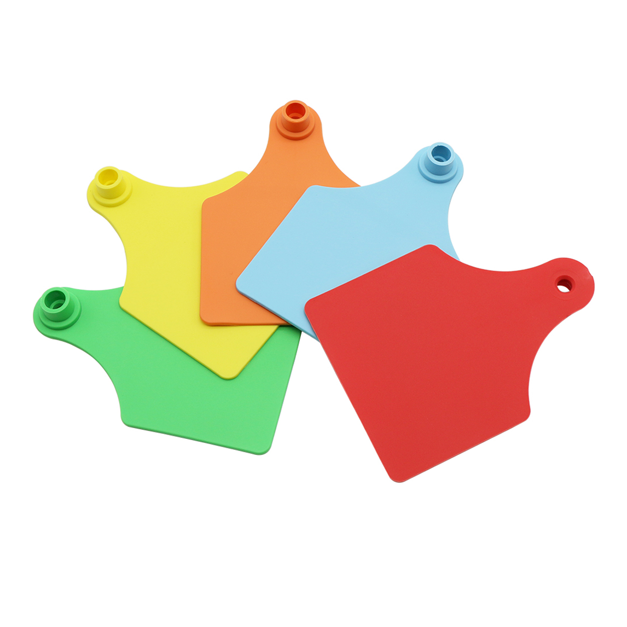 Livestock Ear Tag - 5 Sets Vieh-Ohrmarke aus TPU-Material, wortlos,