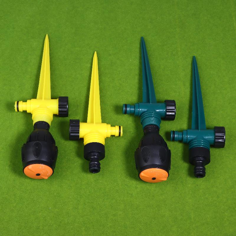 Agriculture Farming Degree - 2er-Set Gartensprinkler, 360-Grad-Rotation, Bewässerungssystem, Pflanzenbewässerungssprinkler für