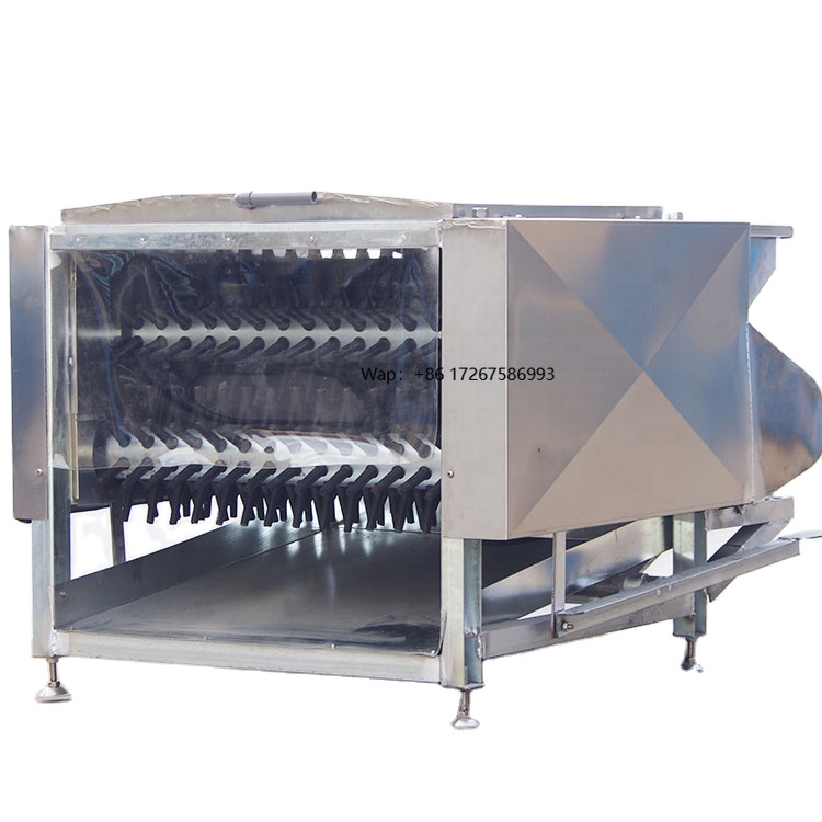 Chicken Plucker Machine - 7-Achsen-Geflügelrupfmaschine mit 500 Stück pro Stunde