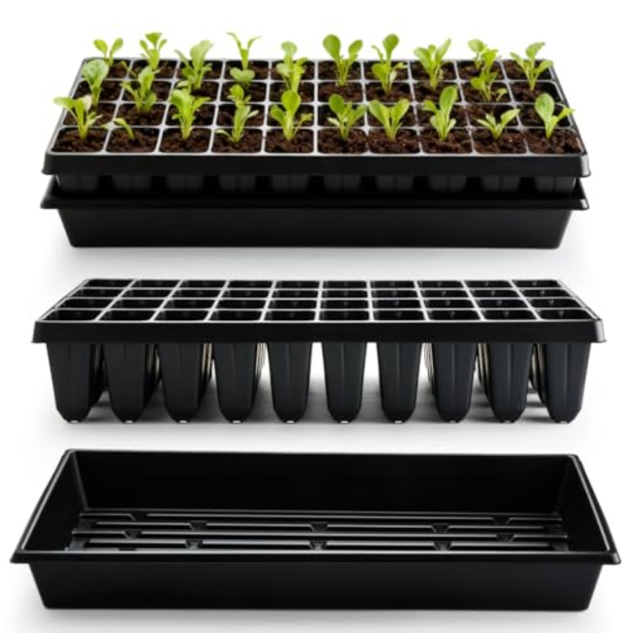 Nursery Plug Tray - 10er-Pack 1020 Anzuchtschalen und 40-Zellen-Stecklingsplatten für