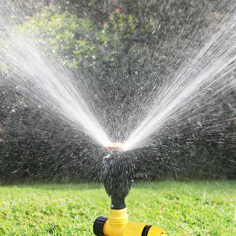 Agriculture Farming Degree - Automatischer rotierender Sprinkler, 360-Grad-Gartenbewässerungssystem, Pflanzenbewässerungssprinkler für