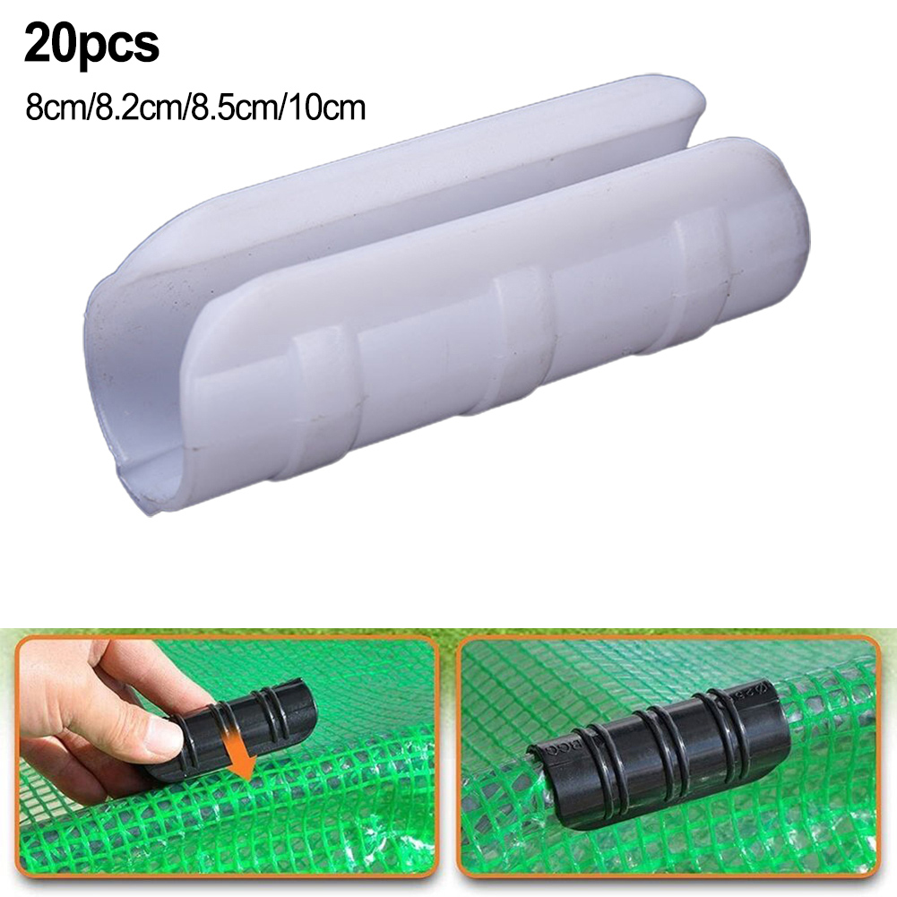 Greenhouse Plastic Film - 20 Stück Gewächshaus Rahmen Film Schnalle