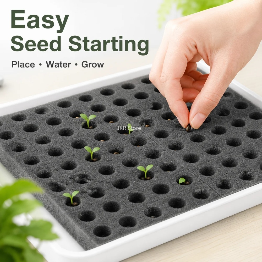 100 Stück Hydroponische Pflanz – Nursery Plug Tray Bewertung und Preis