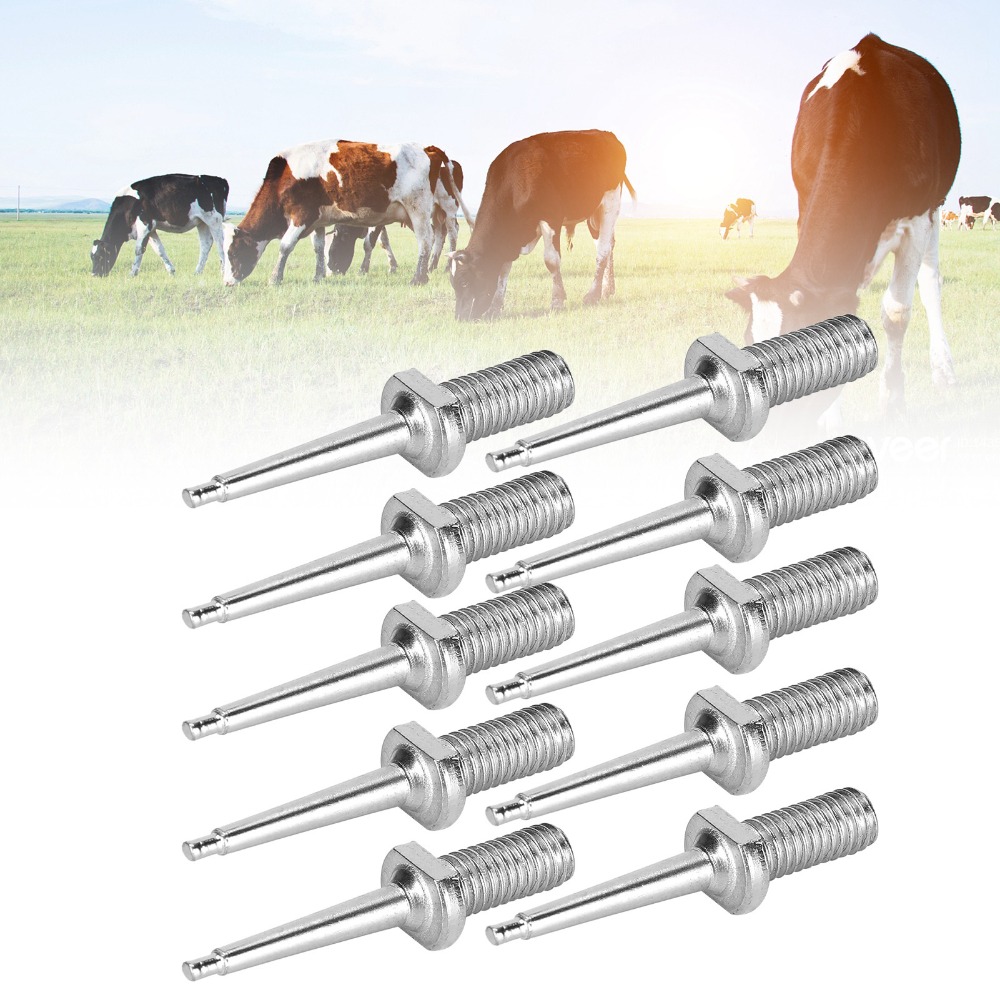10 Stück Praktische Edelstahl- – Livestock Ear Tag Bewertung und Preis