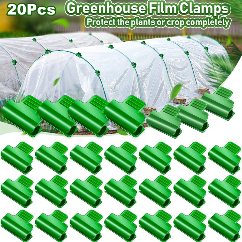20 Stück grüne Laminierklammer – Greenhouse Plastic Film Bewertung und Preis