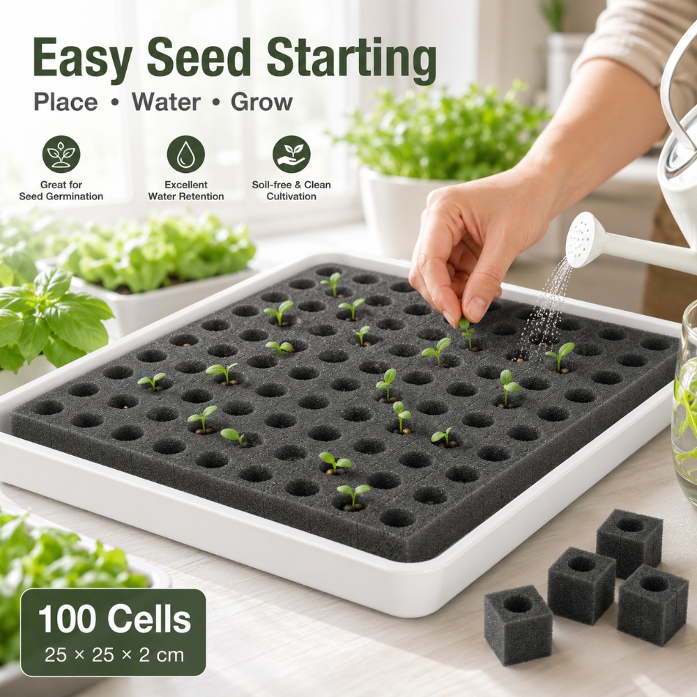 100 Stück Hydroponische Pflanz – Nursery Plug Tray Bewertung und Preis
