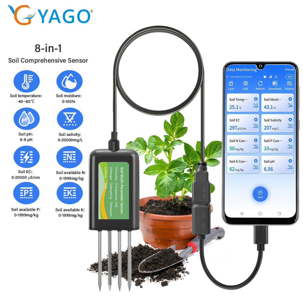 YAGO Bodensensor 8-in-1 für di – Precision Farming Smart Agriculture Bewertung und Preis