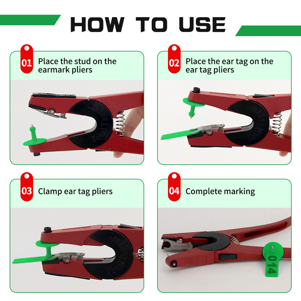 100 Stück Schaf-Ohrmarken-Zang – Livestock Ear Tag Bewertung und Preis